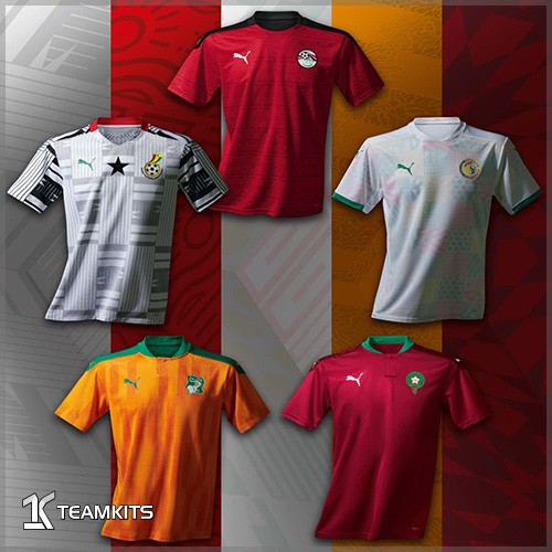 لباس های تیم های ملی آفریقایی پوما برای سال 2021