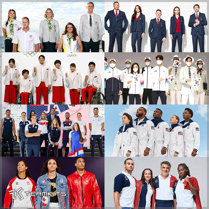 گزیده لباس کشورها برای المپیک 2020 توکیو (24 کشور + کادر اجرایی المپیک)