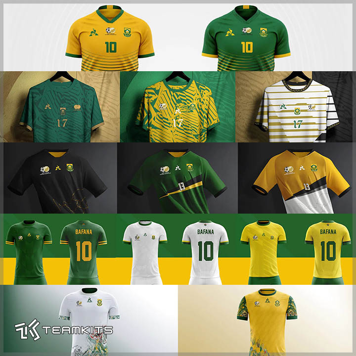 انتخاب لباس تیم ملی آفریقای جنوبی از طریق نظرسنجی