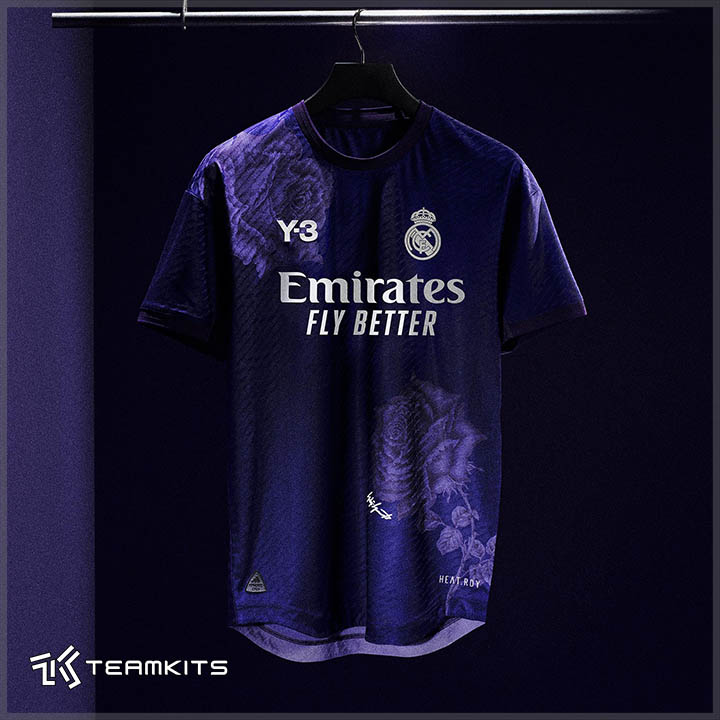 لباس چهارم رئال مادرید 2024-2023 | Adidas Y-3 Real Madrid x Yamamoto
