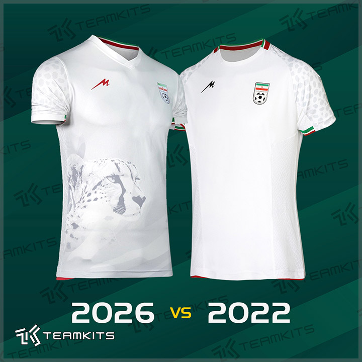 مقایسه لباس ایران در جام های جهانی 2022 و 2026